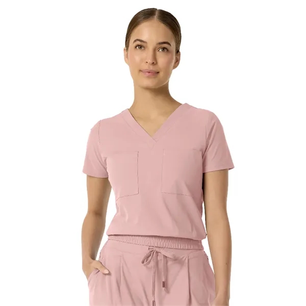 Parkley Kinetic - Women's Two-Pocket CELINE Tuck Band V-N... - Parkley Kinetic - Women's Two-Pocket CELINE Tuck Band V-N... - Image 9 of 9