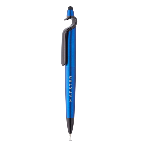 3-in-1 Plastic Pen with Stylus and Cell Stand - 3-in-1 Plastic Pen with Stylus and Cell Stand - Image 6 of 7