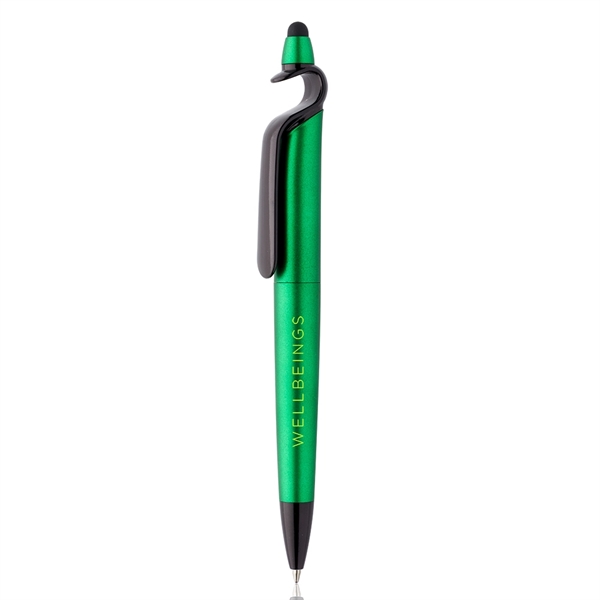 3-in-1 Plastic Pen with Stylus and Cell Stand - 3-in-1 Plastic Pen with Stylus and Cell Stand - Image 7 of 7