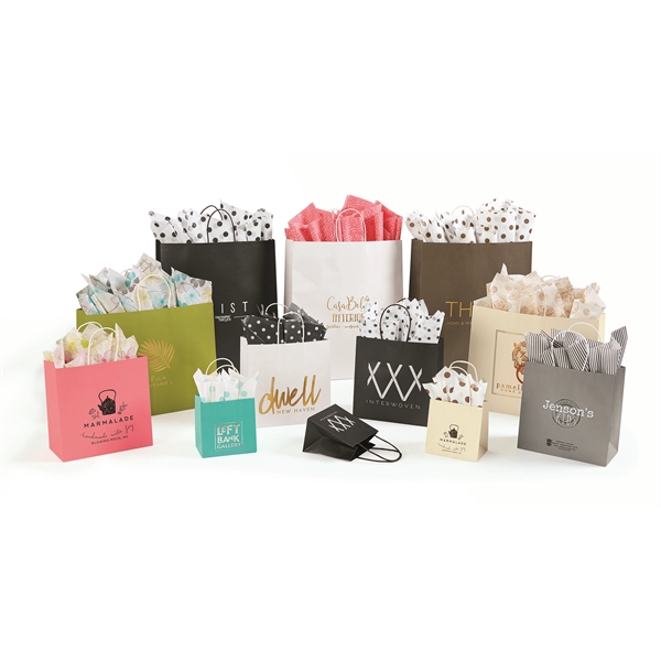 Midtown Turn Top Paper Shopping Bags (Ink Printed) - Midtown Turn Top Paper Shopping Bags (Ink Printed) - Image 0 of 1
