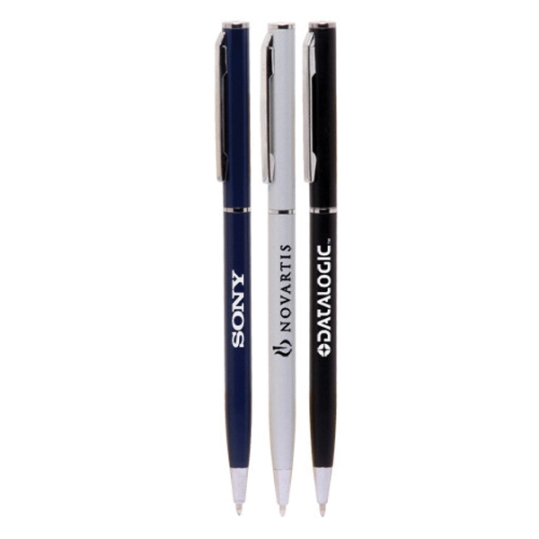 Skinny Metal Ballpoint Pen - Skinny Metal Ballpoint Pen - Image 0 of 5