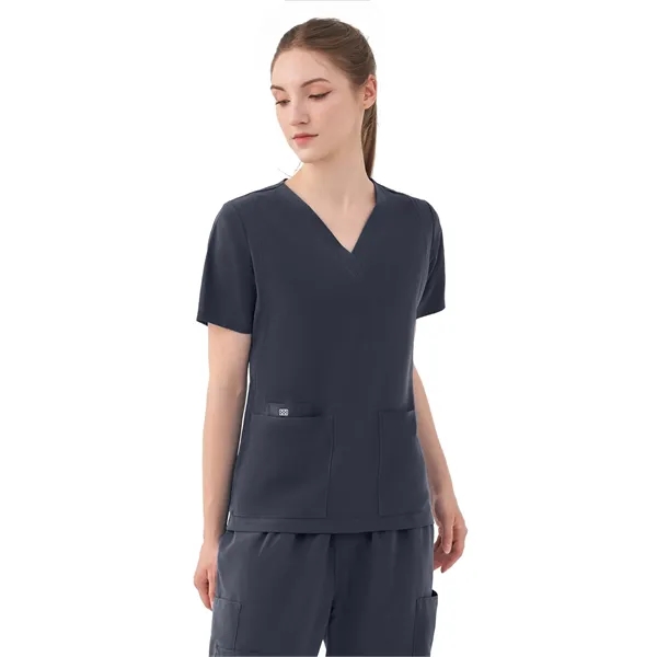 Parkley Quantum - Women's Five-Pocket AURORA V-Neck Top - Parkley Quantum - Women's Five-Pocket AURORA V-Neck Top - Image 2 of 10