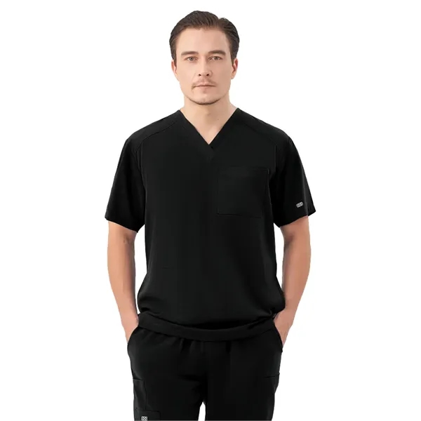 Parkley Quantum - Men's Three-Pocket RYDER V-Neck Scrub Top - Parkley Quantum - Men's Three-Pocket RYDER V-Neck Scrub Top - Image 0 of 16