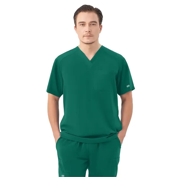 Parkley Quantum - Men's Three-Pocket RYDER V-Neck Scrub Top - Parkley Quantum - Men's Three-Pocket RYDER V-Neck Scrub Top - Image 6 of 16