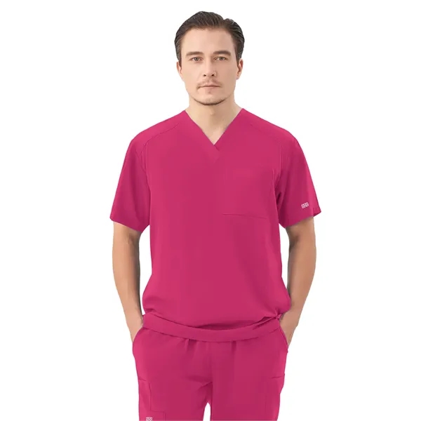 Parkley Quantum - Men's Three-Pocket RYDER V-Neck Scrub Top - Parkley Quantum - Men's Three-Pocket RYDER V-Neck Scrub Top - Image 9 of 16