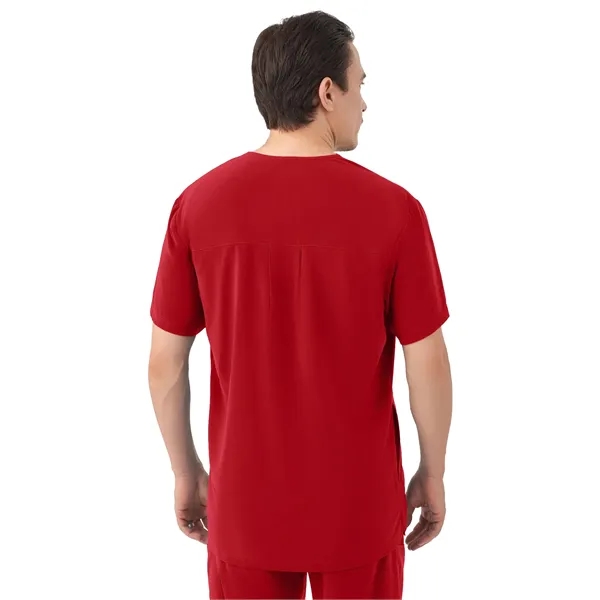 Parkley Quantum - Men's Three-Pocket RYDER V-Neck Scrub Top - Parkley Quantum - Men's Three-Pocket RYDER V-Neck Scrub Top - Image 12 of 16