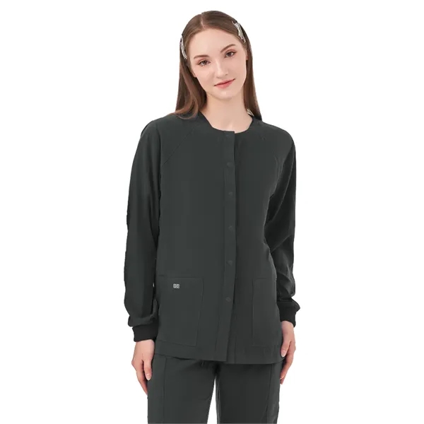 Parkley Quantum - Women's Two-Pocket CELESTE Snap Front J... - Parkley Quantum - Women's Two-Pocket CELESTE Snap Front J... - Image 0 of 8