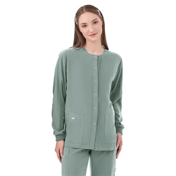Parkley Quantum - Women's Two-Pocket CELESTE Snap Front J... - Parkley Quantum - Women's Two-Pocket CELESTE Snap Front J... - Image 1 of 8