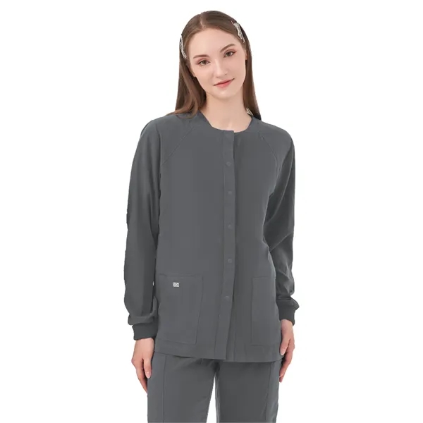 Parkley Quantum - Women's Two-Pocket CELESTE Snap Front J... - Parkley Quantum - Women's Two-Pocket CELESTE Snap Front J... - Image 2 of 8