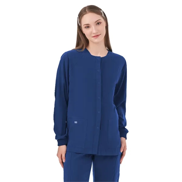 Parkley Quantum - Women's Two-Pocket CELESTE Snap Front J... - Parkley Quantum - Women's Two-Pocket CELESTE Snap Front J... - Image 3 of 8