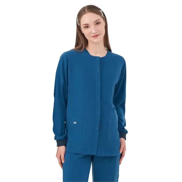 Parkley Quantum - Women's Two-Pocket CELESTE Snap Front J... - Parkley Quantum - Women's Two-Pocket CELESTE Snap Front J... - Image 7 of 8