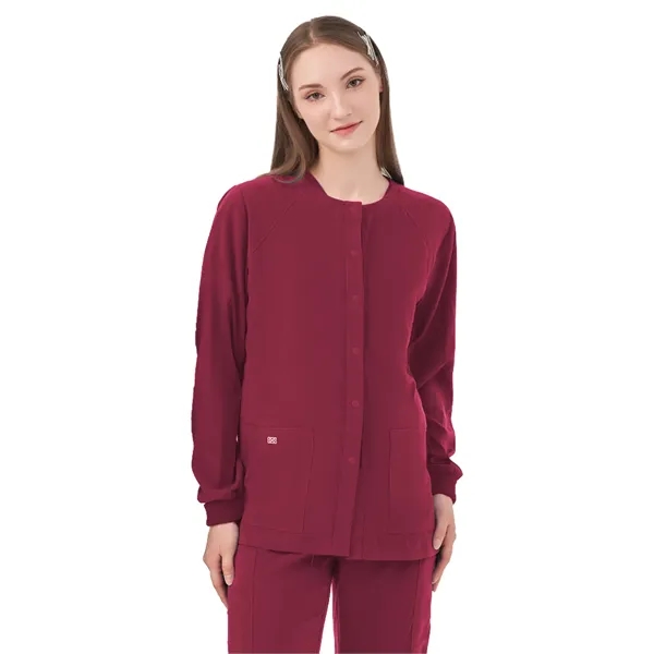 Parkley Quantum - Women's Two-Pocket CELESTE Snap Front J... - Parkley Quantum - Women's Two-Pocket CELESTE Snap Front J... - Image 8 of 8