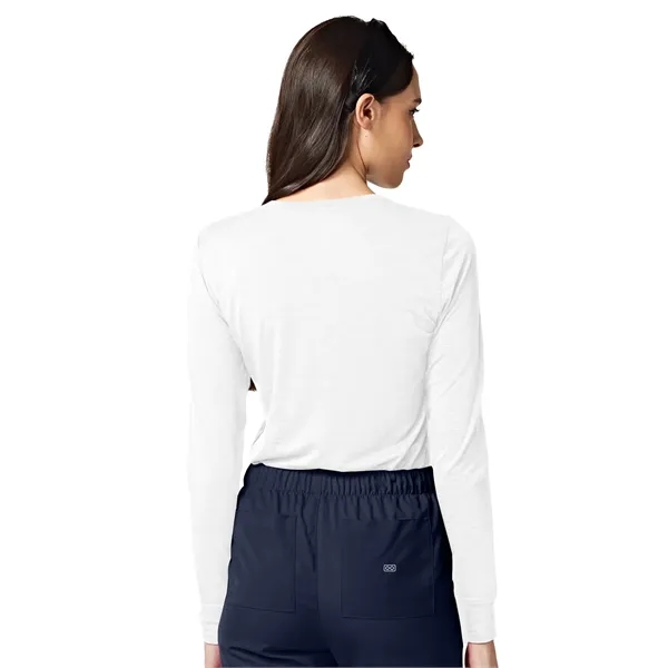 Parkley Subscrubs - Women's Crew Neck Long Sleeve Tee - Parkley Subscrubs - Women's Crew Neck Long Sleeve Tee - Image 4 of 5