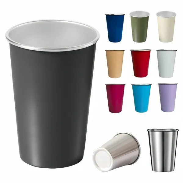 11Oz Stainless Steel Stackable Outdoor Tumbler Cup - 11Oz Stainless Steel Stackable Outdoor Tumbler Cup - Image 0 of 4
