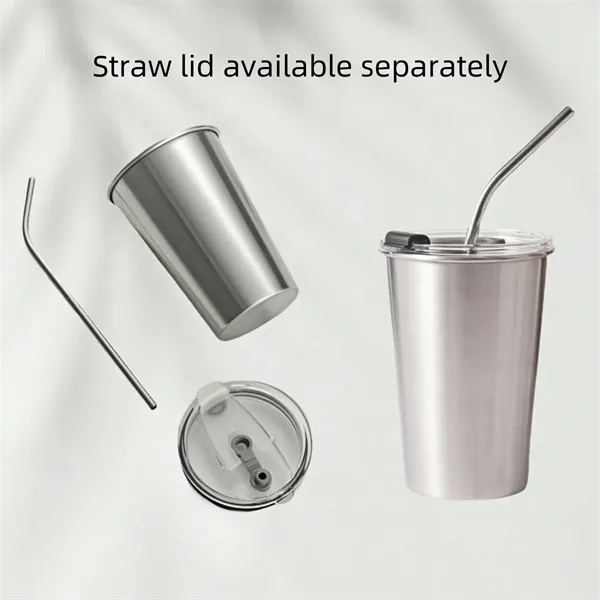 11Oz Stainless Steel Stackable Outdoor Tumbler Cup - 11Oz Stainless Steel Stackable Outdoor Tumbler Cup - Image 3 of 4