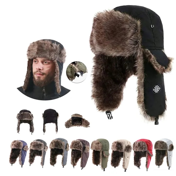 Waterproof Cold Ear Trapper Hat - Waterproof Cold Ear Trapper Hat - Image 0 of 3