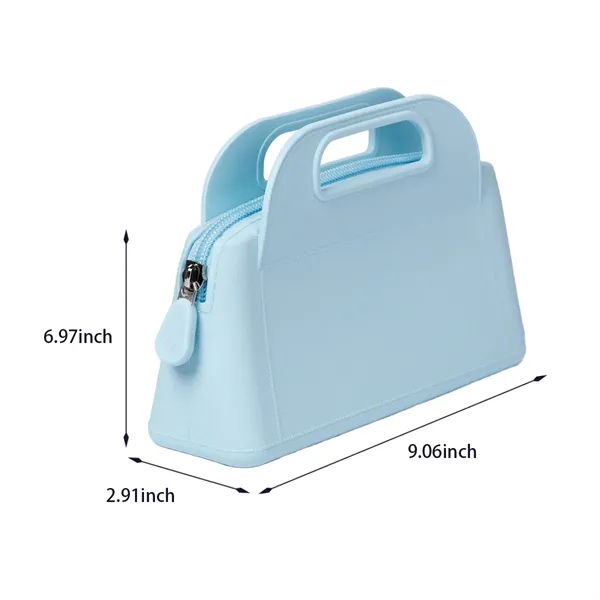 Travel portable waterproof silicone cosmetic toiletry bag - Travel portable waterproof silicone cosmetic toiletry bag - Image 1 of 4