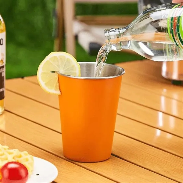 16OZ  Unbreakable Stainless Steel Drinking Water Cup - 16OZ  Unbreakable Stainless Steel Drinking Water Cup - Image 1 of 8