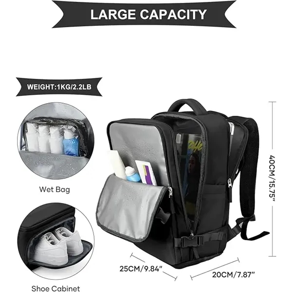 Oxford Office Business Air Bag Laptop Backpack - Oxford Office Business Air Bag Laptop Backpack - Image 1 of 5