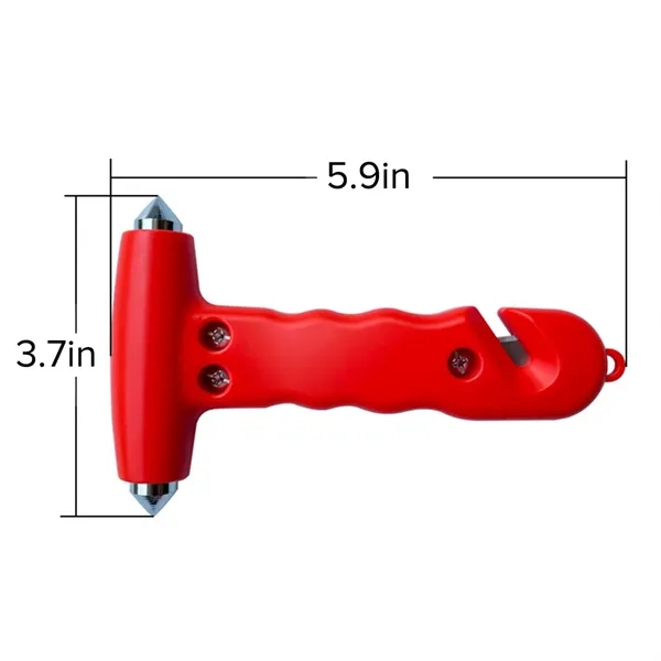 Emergency Hammer Car Glass Breaker And Belt Cutter - Emergency Hammer Car Glass Breaker And Belt Cutter - Image 1 of 3