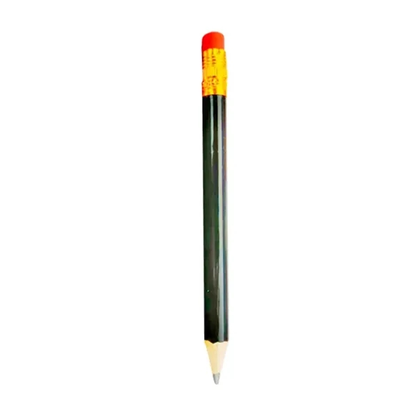 Round Wooden Golf Pencil With Eraser - Round Wooden Golf Pencil With Eraser - Image 1 of 6