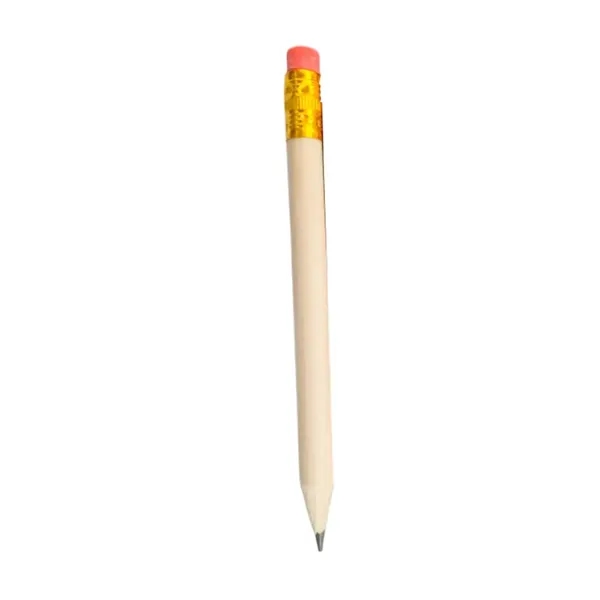 Round Wooden Golf Pencil With Eraser - Round Wooden Golf Pencil With Eraser - Image 4 of 6