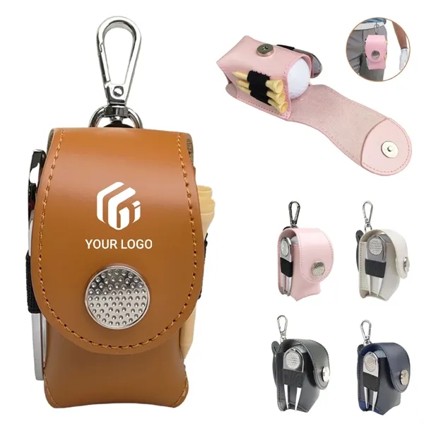 Golfers sports accessories gift golf ball waist bag pouch - Golfers sports accessories gift golf ball waist bag pouch - Image 0 of 4