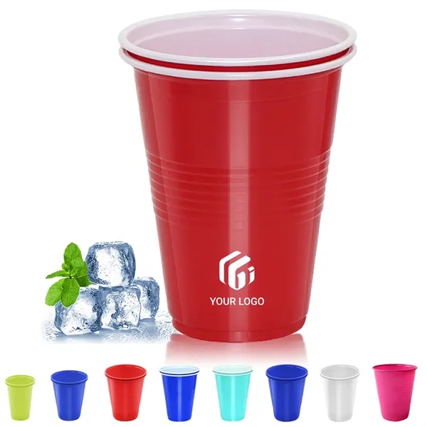 12 oz stackable party travel wedding disposable plastic cup - 12 oz stackable party travel wedding disposable plastic cup - Image 0 of 4