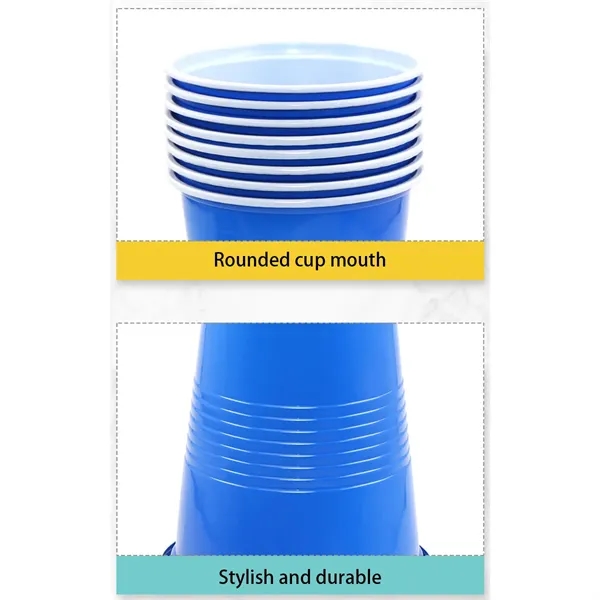 12 oz stackable party travel wedding disposable plastic cup - 12 oz stackable party travel wedding disposable plastic cup - Image 2 of 4