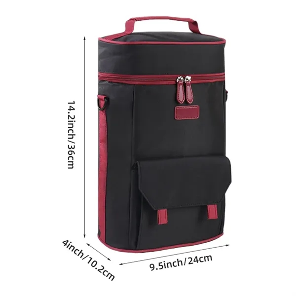 Storage Bag Two Red Wine Thermal Handbag - Storage Bag Two Red Wine Thermal Handbag - Image 1 of 5