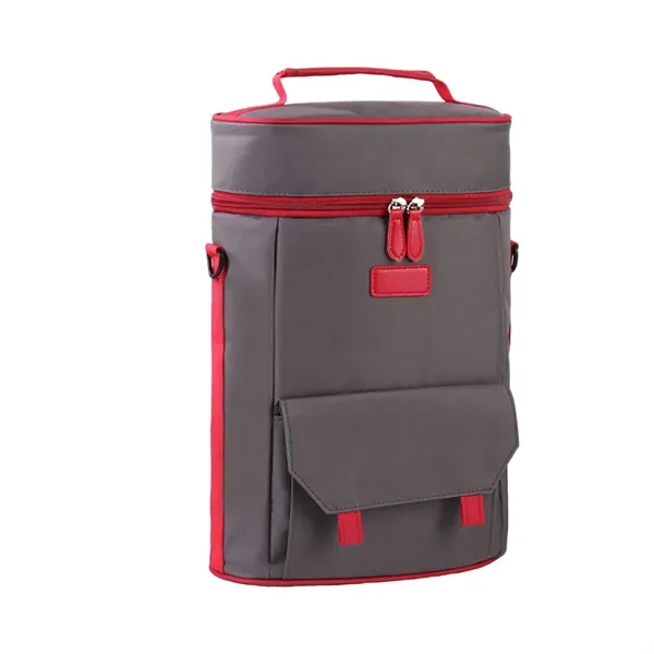 Storage Bag Two Red Wine Thermal Handbag - Storage Bag Two Red Wine Thermal Handbag - Image 4 of 5