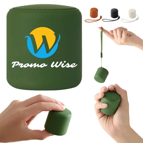 Cylindrical Mini Portable Desktop Wireless Bluetooth Speaker - Cylindrical Mini Portable Desktop Wireless Bluetooth Speaker - Image 0 of 9