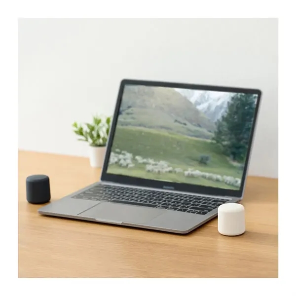 Cylindrical Mini Portable Desktop Wireless Bluetooth Speaker - Cylindrical Mini Portable Desktop Wireless Bluetooth Speaker - Image 2 of 9