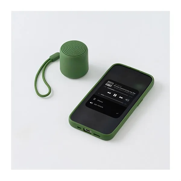 Cylindrical Mini Portable Desktop Wireless Bluetooth Speaker - Cylindrical Mini Portable Desktop Wireless Bluetooth Speaker - Image 3 of 9