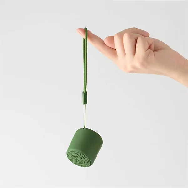 Cylindrical Mini Portable Desktop Wireless Bluetooth Speaker - Cylindrical Mini Portable Desktop Wireless Bluetooth Speaker - Image 5 of 9