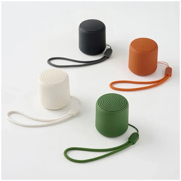 Cylindrical Mini Portable Desktop Wireless Bluetooth Speaker - Cylindrical Mini Portable Desktop Wireless Bluetooth Speaker - Image 9 of 9