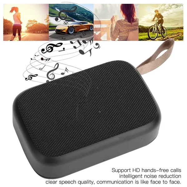 Durable Practical Portable Fabric Cube Bluetooth Speaker - Durable Practical Portable Fabric Cube Bluetooth Speaker - Image 2 of 8