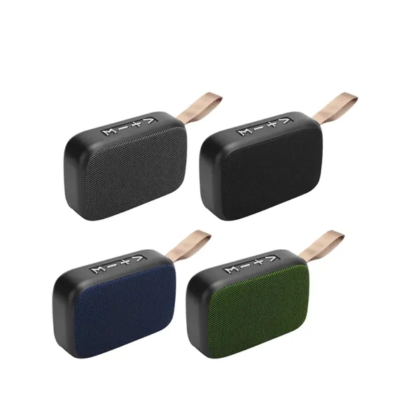 Durable Practical Portable Fabric Cube Bluetooth Speaker - Durable Practical Portable Fabric Cube Bluetooth Speaker - Image 8 of 8