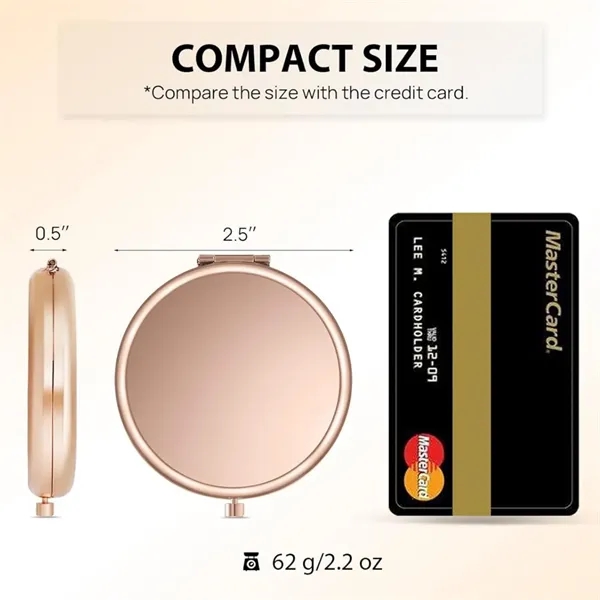 2.5" Double-Sided Compact Mirror - 2.5" Double-Sided Compact Mirror - Image 1 of 6