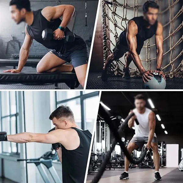 Marathon men women workout gym shirts breathable tank top - Marathon men women workout gym shirts breathable tank top - Image 4 of 4