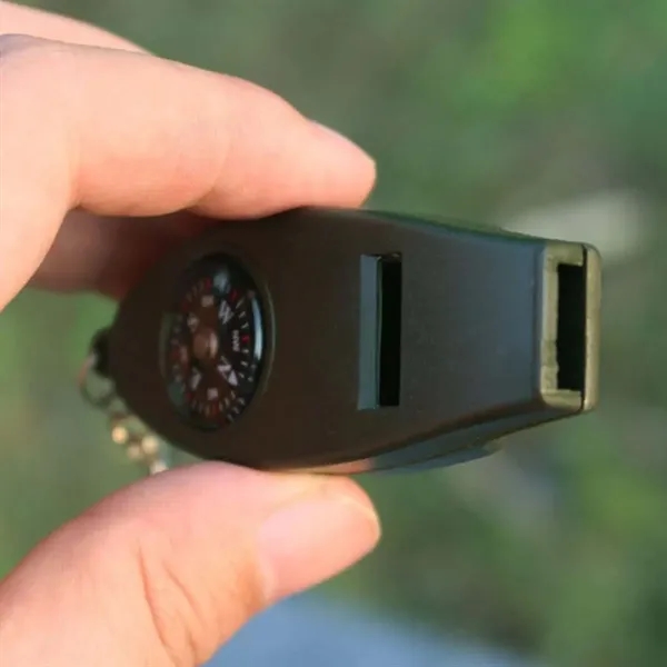 Camping gear emergency supplies 4in1 survival whistle - Camping gear emergency supplies 4in1 survival whistle - Image 3 of 4