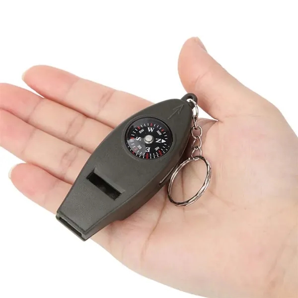 Camping gear emergency supplies 4in1 survival whistle - Camping gear emergency supplies 4in1 survival whistle - Image 2 of 4