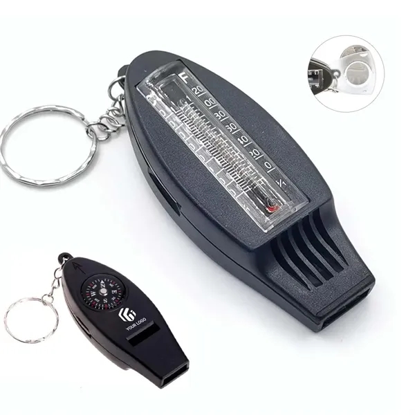 Camping gear emergency supplies 4in1 survival whistle - Camping gear emergency supplies 4in1 survival whistle - Image 0 of 4