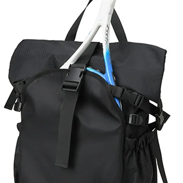 Roll Top Large Capacity Backpack For College, Outdoor - Roll Top Large Capacity Backpack For College, Outdoor - Image 4 of 11