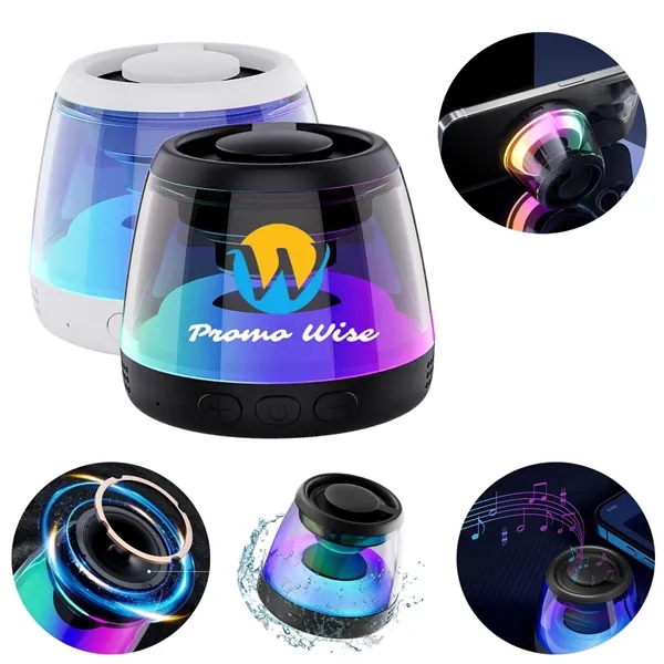 Wireless Mini Bluetooth Speaker with Magnetic Base Plate - Wireless Mini Bluetooth Speaker with Magnetic Base Plate - Image 0 of 11