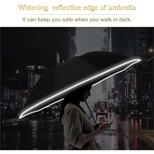 Inverted Umbrella Windproof for Rain & Sun Reflective Strip - Inverted Umbrella Windproof for Rain & Sun Reflective Strip - Image 3 of 5
