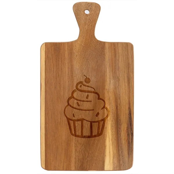 13 1/4" x 7" Acacia Wood/Slate Cutting Board - 13 1/4" x 7" Acacia Wood/Slate Cutting Board - Image 2 of 3