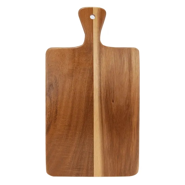 13 1/4" x 7" Acacia Wood/Slate Cutting Board - 13 1/4" x 7" Acacia Wood/Slate Cutting Board - Image 3 of 3