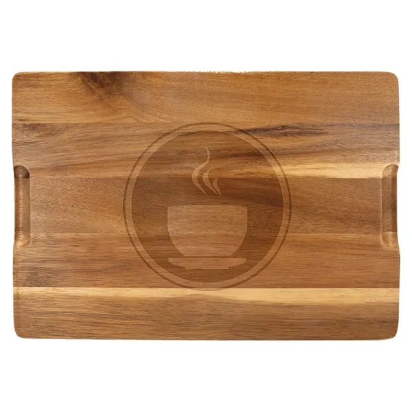13" x 9" Acacia Wood/Slate Cutting Board - 13" x 9" Acacia Wood/Slate Cutting Board - Image 2 of 3
