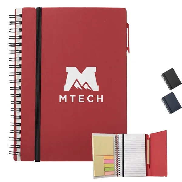 5.5 x 7 in Spiral Notebook with Elastic Closure - 5.5 x 7 in Spiral Notebook with Elastic Closure - Image 0 of 6